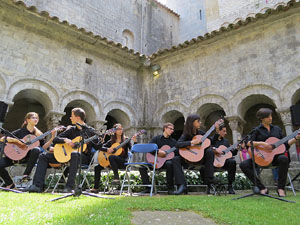 Festival de Guitarra de Girona 2015. Acords Joves al claustre de la Catedral