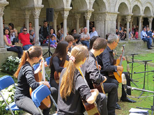 Festival de Guitarra de Girona 2015. Acords Joves al claustre de la Catedral