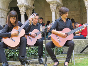 Festival de Guitarra de Girona 2015. Acords Joves al claustre de la Catedral