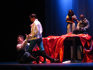 FITAG 2015. Espectacle Casanova, mem&oacute;rias de un libertino, de la Cia. Teatro Kumen, de Langreo