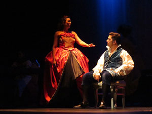 FITAG 2015. Espectacle Casanova, mem&oacute;rias de un libertino, de la Cia. Teatro Kumen, de Langreo