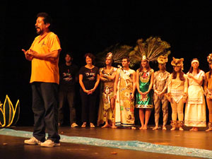 FITAG 2015. Espectacle Maz&aacute;tzin, el hombre venado, de la Cia. Centro Cultural Jalil Gibran, M&egrave;xic, i el Col&middot;lectiu Actoral de Girona