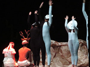 FITAG 2015. Espectacle Maz&aacute;tzin, el hombre venado, de la Cia. Centro Cultural Jalil Gibran, M&egrave;xic, i el Col&middot;lectiu Actoral de Girona