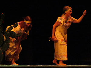 FITAG 2015. Espectacle Maz&aacute;tzin, el hombre venado, de la Cia. Centro Cultural Jalil Gibran, M&egrave;xic, i el Col&middot;lectiu Actoral de Girona