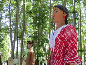 Bateig dels gegants de l'Esquerra del Ter, en Benet i la Carmen