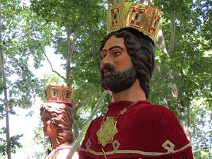 Bateig dels gegants de l'Esquerra del Ter, en Benet i la Carmen