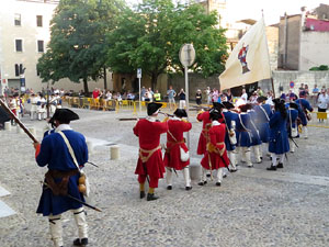 Girona resisteix! Jornades de recreaci&oacute; hist&ograve;rica de la Guerra de Successi&oacute;. Combat final a la pla&ccedil;a de Sant Dom&egrave;nec