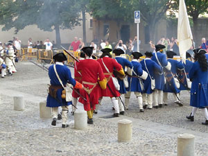 Girona resisteix! Jornades de recreaci&oacute; hist&ograve;rica de la Guerra de Successi&oacute;. Combat final a la pla&ccedil;a de Sant Dom&egrave;nec