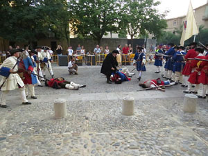 Girona resisteix! Jornades de recreaci&oacute; hist&ograve;rica de la Guerra de Successi&oacute;. Combat final a la pla&ccedil;a de Sant Dom&egrave;nec
