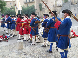 Girona resisteix! Jornades de recreaci&oacute; hist&ograve;rica de la Guerra de Successi&oacute;. Combat final a la pla&ccedil;a de Sant Dom&egrave;nec