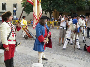 Girona resisteix! Jornades de recreaci&oacute; hist&ograve;rica de la Guerra de Successi&oacute;. Combat final a la pla&ccedil;a de Sant Dom&egrave;nec