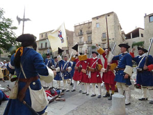 Girona resisteix! Jornades de recreaci&oacute; hist&ograve;rica de la Guerra de Successi&oacute;. Combat final a la pla&ccedil;a de Sant Dom&egrave;nec
