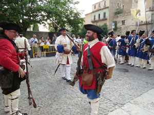 Girona resisteix! Jornades de recreaci&oacute; hist&ograve;rica de la Guerra de Successi&oacute;. Combat final a la pla&ccedil;a de Sant Dom&egrave;nec