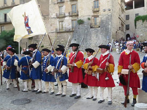Girona resisteix! Jornades de recreaci&oacute; hist&ograve;rica de la Guerra de Successi&oacute;. Combat final a la pla&ccedil;a de Sant Dom&egrave;nec