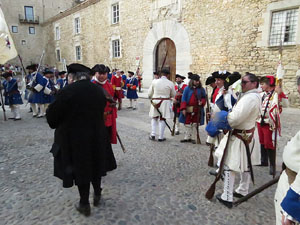 Girona resisteix! Jornades de recreaci&oacute; hist&ograve;rica de la Guerra de Successi&oacute;. Combat final a la pla&ccedil;a de Sant Dom&egrave;nec
