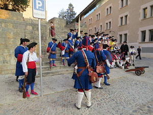 Girona resisteix! Jornades de recreaci&oacute; hist&ograve;rica de la Guerra de Successi&oacute;. Combat final a la pla&ccedil;a de Sant Dom&egrave;nec