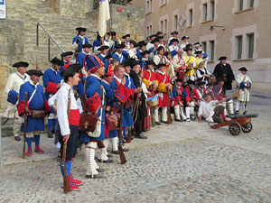Girona resisteix! Jornades de recreaci&oacute; hist&ograve;rica de la Guerra de Successi&oacute;. Combat final a la pla&ccedil;a de Sant Dom&egrave;nec