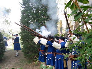 Girona resisteix! Jornades de recreaci&oacute; hist&ograve;rica de la Guerra de Successi&oacute;. Combat a la bretxa de la muralla