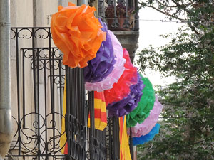 Temps de Flors 2015. Carrer Albereda, Rambla Verdaguer i voltants