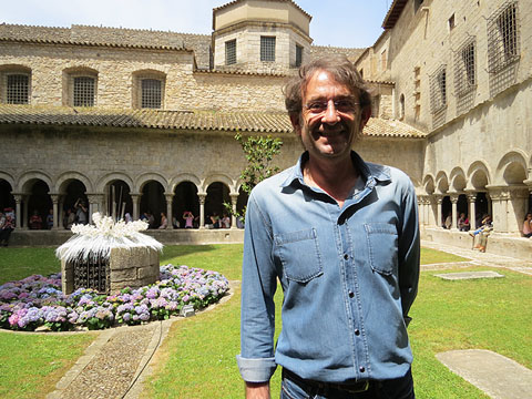 Jordi Alb&agrave;, director del projecte decoratiu dels claustres