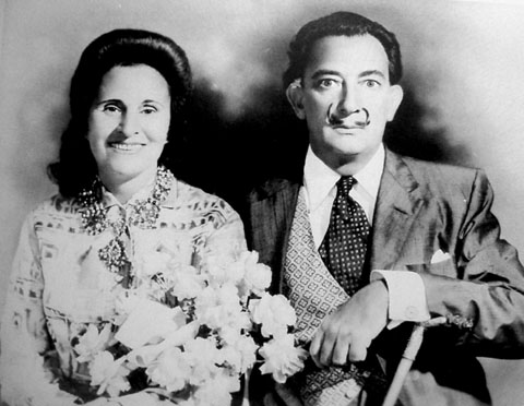 Foto de casament de Gala i Dal&iacute;