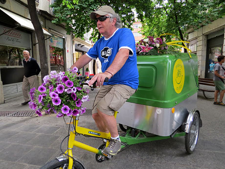 Temps de Flors 2015. M&uacute;sica i Flors. Mou-te en bici i Xavier Corominas