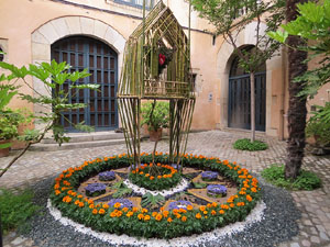 Temps de Flors 2015. Escales de la pujada de Sant Mart&iacute;