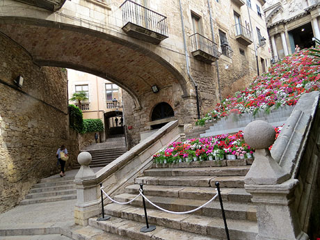 Temps de Flors 2015. Escales de la pujada de Sant Mart&iacute;