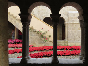 Temps de Flors 2015. Claustre del monestir de Sant Daniel