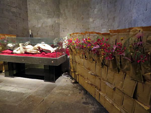 Temps de Flors 2015. L'esgl&eacute;sia de Sant Feliu