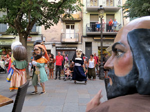 Und&agrave;rius, festival d'estiu de Girona de cultura popular i tradicional. Cercavila de Fal&middot;lera Gironina