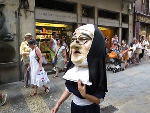 Und&agrave;rius, festival d'estiu de Girona de cultura popular i tradicional. Cercavila de Fal&middot;lera Gironina