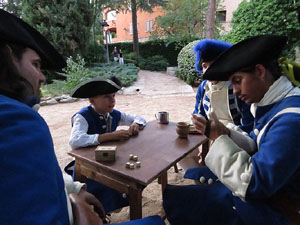 Und&agrave;rius, festival d'estiu de Girona de cultura popular i tradicional. Campament de la Guerra de Successi&oacute; als Jardins del doctor Figueras