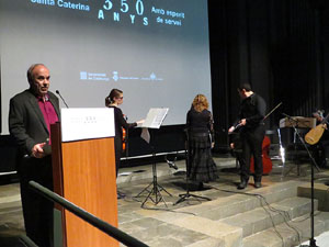 350 anys de l'Antic Hospital de Santa Caterina. Presentaci&oacute; de les acitivtats commemoratives