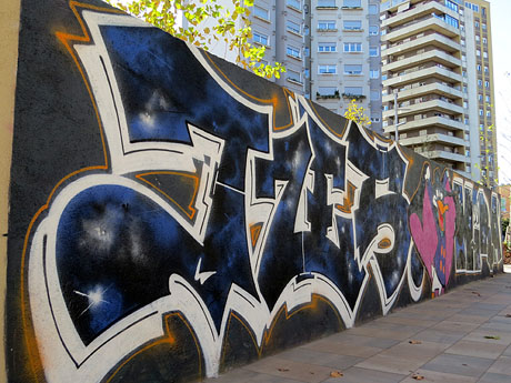 Art mural als carrers de Girona