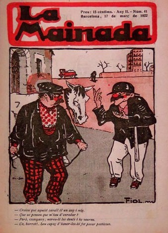 Portada de La mainada (1921-1923)