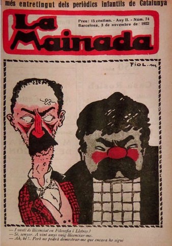 Portada de La mainada (1921-1923)
