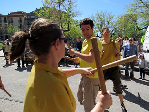 Festes de Primavera de Girona 2016. Penjada del Tarl&agrave;. La cercavila