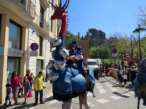 Festes de Primavera de Girona 2016. Penjada del Tarl&agrave;. La cercavila