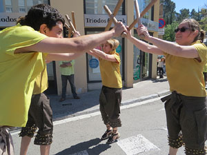 Festes de Primavera de Girona 2016. Penjada del Tarl&agrave;. La cercavila