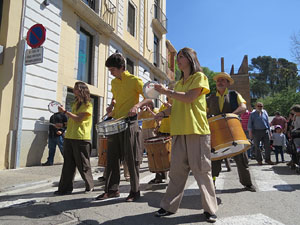 Festes de Primavera de Girona 2016. Penjada del Tarl&agrave;. La cercavila