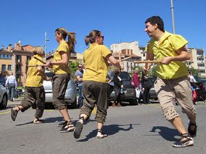 Festes de Primavera de Girona 2016. Penjada del Tarl&agrave;. La cercavila