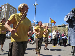 Festes de Primavera de Girona 2016. Penjada del Tarl&agrave;. La cercavila