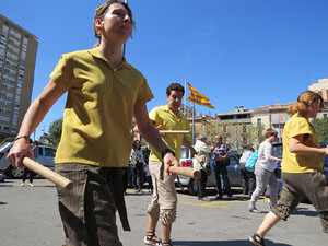 Festes de Primavera de Girona 2016. Penjada del Tarl&agrave;. La cercavila