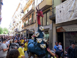 Festes de Primavera de Girona 2016. Penjada del Tarl&agrave;