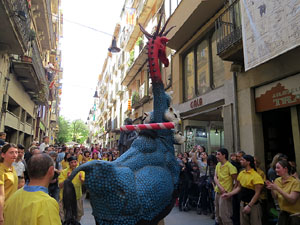 Festes de Primavera de Girona 2016. Penjada del Tarl&agrave;