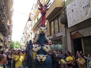 Festes de Primavera de Girona 2016. Penjada del Tarl&agrave;
