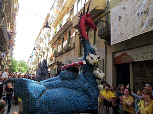 Festes de Primavera de Girona 2016. Penjada del Tarl&agrave;
