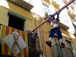 Festes de Primavera de Girona 2016. Penjada del Tarl&agrave;