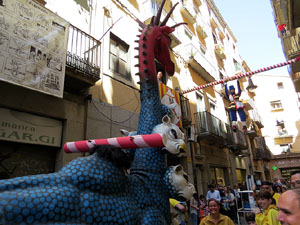 Festes de Primavera de Girona 2016. Penjada del Tarl&agrave;. El preg&oacute;